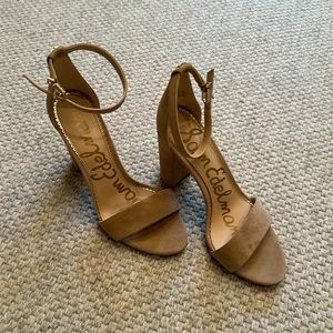 Sam Elderman Yaro Oatmeal Suede Shoes **New**